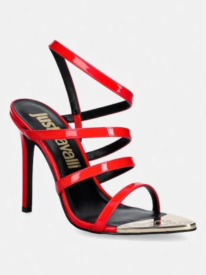 Just Cavalli sandały na szpilce