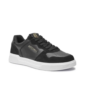 Just Cavalli Skórzane sneakersy