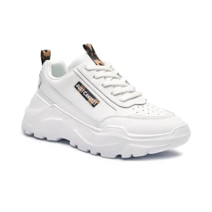 Just Cavalli Skórzane sneakersy