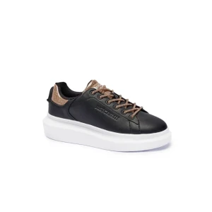 Just Cavalli Skórzane sneakersy