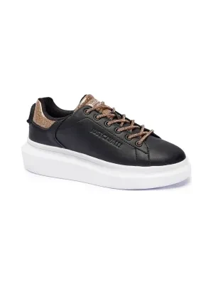 Just Cavalli Skórzane sneakersy