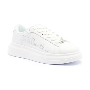 Just Cavalli Skórzane sneakersy