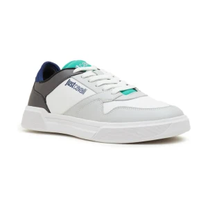 Just Cavalli Skórzane sneakersy
