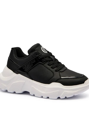 Just Cavalli Skórzane sneakersy