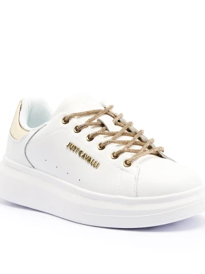 Just Cavalli Skórzane sneakersy