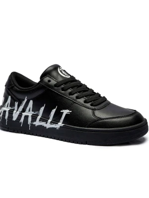 Just Cavalli Skórzane sneakersy Fondo Azula Dis.5