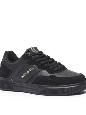 Just Cavalli Skórzane sneakersy FONDO MINIMAL DIS. 4