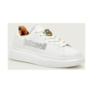 Just Cavalli Skórzane sneakersy FONDO URSA DIS. 01