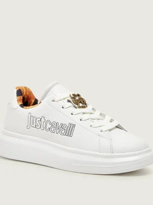 Just Cavalli Skórzane sneakersy FONDO URSA DIS. 01