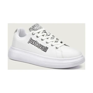 Just Cavalli Skórzane sneakersy FONDO URSA DIS. 1