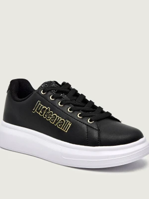 Just Cavalli Skórzane sneakersy FONDO URSA DIS. 1