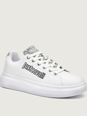 Just Cavalli Skórzane sneakersy FONDO URSA DIS. 1