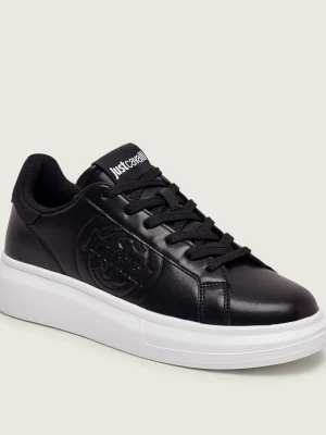Just Cavalli Skórzane sneakersy FONDO URSA DIS. 8