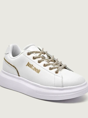 Just Cavalli Skórzane sneakersy FONDO URSA DIS. SB1