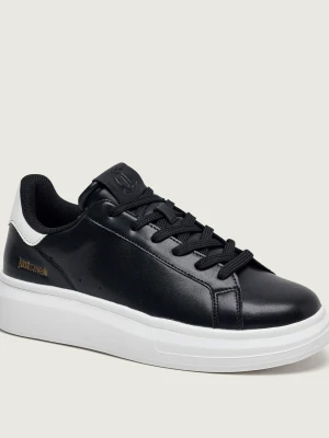 Just Cavalli Skórzane sneakersy FONDO URSA DIS. SGB