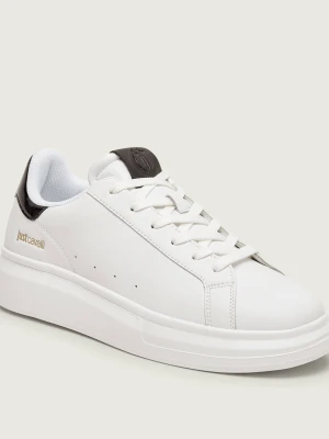 Just Cavalli Skórzane sneakersy FONDO URSA DIS. SGB