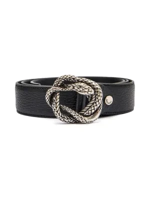 Just Cavalli Skórzany pasek Nodo Snake