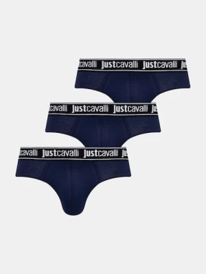 Just Cavalli slipy 3-pack kolor granatowy 79OAJU01 CJUT2