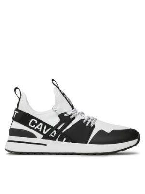 Just Cavalli Sneakersy 74QB3SD3 Biały