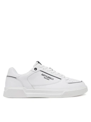 Just Cavalli Sneakersy 78QA3SB2 ZPA91 Biały