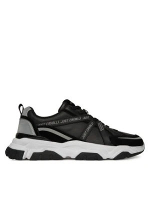 Just Cavalli Sneakersy 79QA3SH5 ZPB66 Czarny