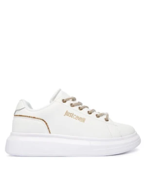 Just Cavalli Sneakersy 79RA3SB1 ZPB59 Biały