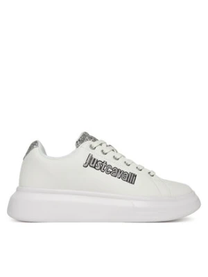 Just Cavalli Sneakersy 79RA3SB3 ZPB46 Biały