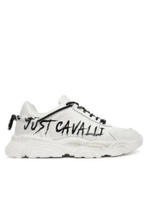 Just Cavalli Sneakersy 80QA3SH1 ZPC21 Biały