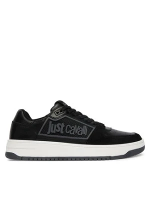 Just Cavalli Sneakersy 80QA3SM1 ZPC09 Czarny