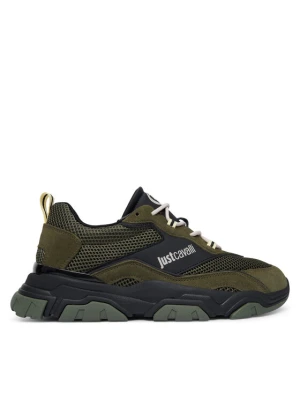 Just Cavalli Sneakersy 81QA3SH1 ZPC41 Khaki