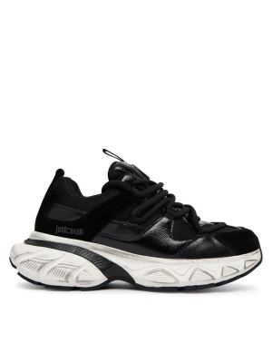 Just Cavalli Sneakersy 81RA3SC1 ZSF03 Czarny