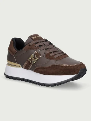 Just Cavalli sneakersy damskie brązowy