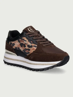 Just Cavalli sneakersy damskie brązowy