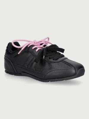 Just Cavalli sneakersy damskie skórzane czarny