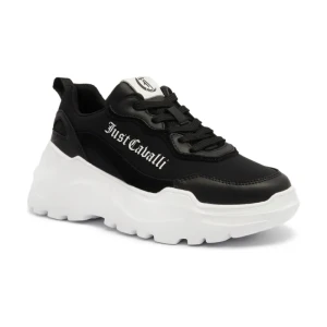 Just Cavalli Sneakersy Fondo Casper | z dodatkiem skóry