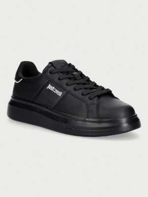 Just Cavalli sneakersy męskie skórzane czarny