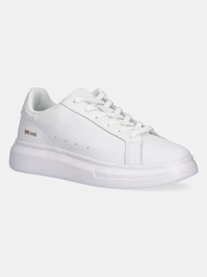 Just Cavalli sneakersy skórzane męskie kolor biały 79QA3SBGZPB65003