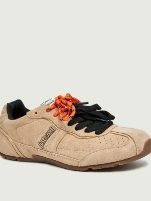 Just Cavalli Sneakersy | zamsz beżowy
