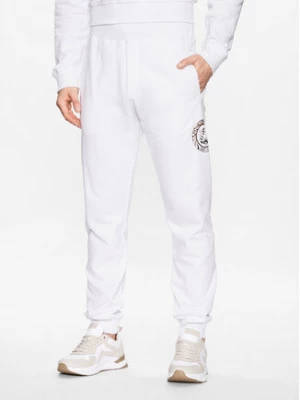 Just Cavalli Spodnie dresowe 74OBAF03 Biały Regular Fit