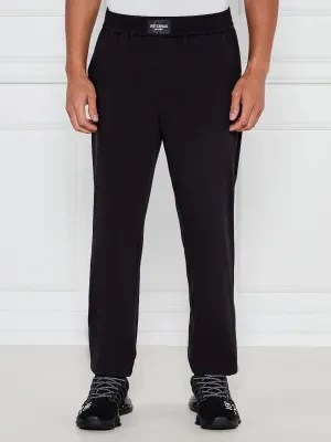 Just Cavalli Spodnie dresowe CORMORANO | Regular Fit | z dodatkiem wełny