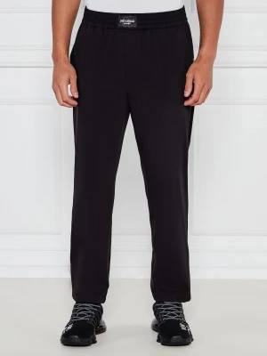 Just Cavalli Spodnie dresowe CORMORANO | Regular Fit | z dodatkiem wełny