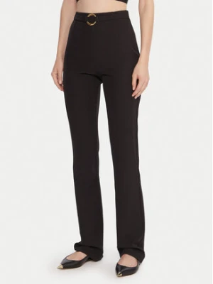 Just Cavalli Spodnie materiałowe 79PAA131 N0626 Czarny Flare Fit