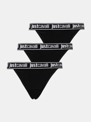 Just Cavalli stringi 3-pack kolor czarny 78PAJU01 CJUT2