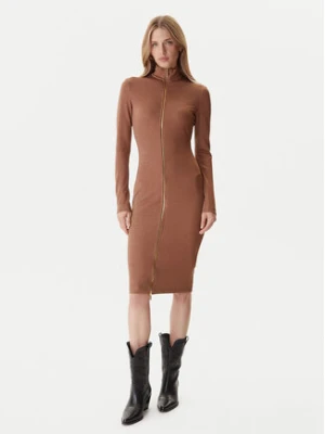 Zdjęcie produktu Just Cavalli Sukienka codzienna 79PAO905 J0251 Brązowy Slim Fit