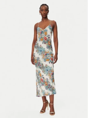 Just Cavalli Sukienka letnia 80PAO925 NS837 Błękitny Slim Fit