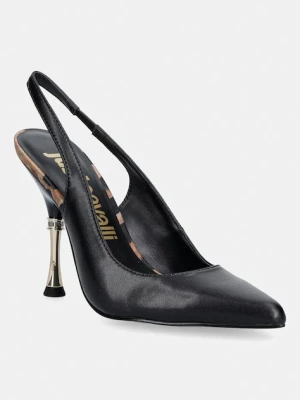 Just Cavalli szpilki skórzane