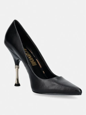 Just Cavalli szpilki skórzane