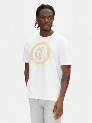 Just Cavalli T-Shirt 78OAHE22 Biały Regular Fit