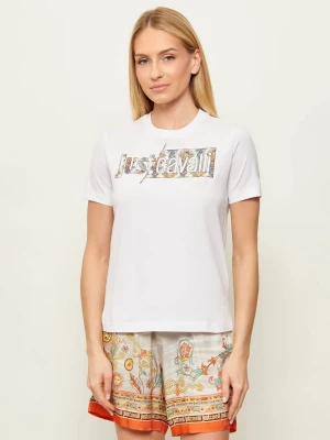Just Cavalli T-shirt | Regular Fit biały