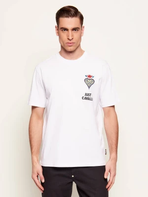 Just Cavalli T-shirt | Regular Fit biały